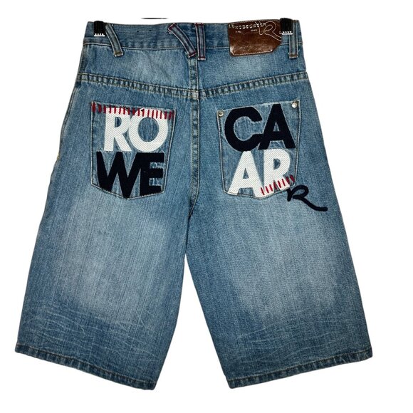 Rocawear Other - VTG Roca Wear Boys Blue Denim Hip Hop Straight Leg Authentic Jean Shorts Size 10